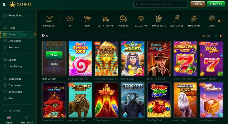 Casinia - Multiple Casino Promos